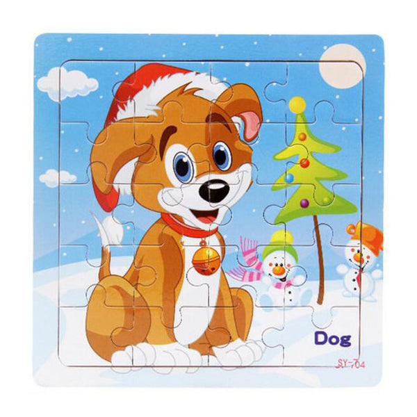 9/20 Slice Wooden Puzzles Toys Set For Kids