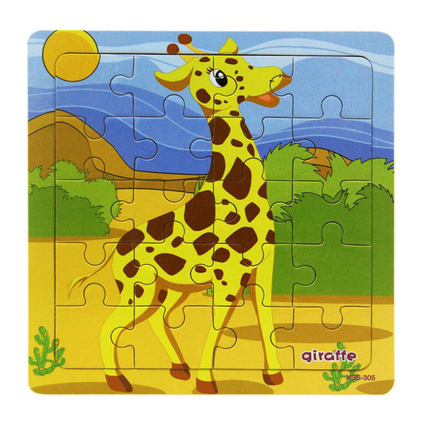 9/20 Slice Wooden Puzzles Toys Set For Kids