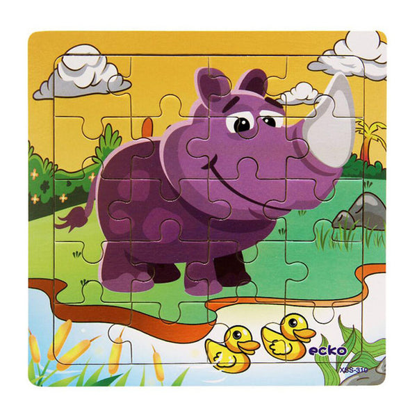 9/20 Slice Wooden Puzzles Toys Set For Kids