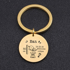 Personalized Baby Keychain