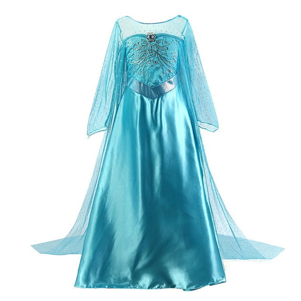 Anna Elsa Fancy Princess Dress For Baby Girls