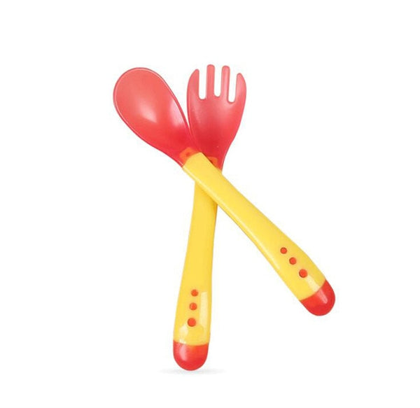 Temperature Sensing Child Feeding Spoon