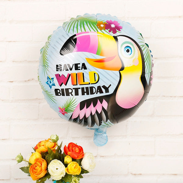 Kids Birthday Party Large 18inch Animal Head Foil Balloons