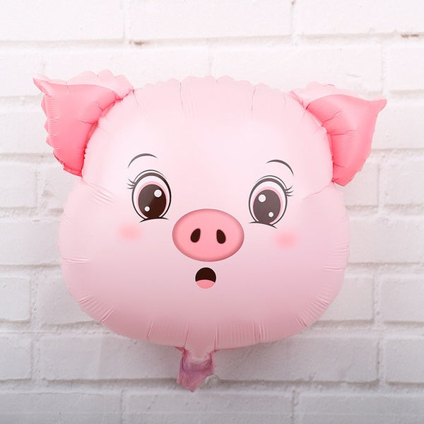 Kids Birthday Party Large 18inch Animal Head Foil Balloons