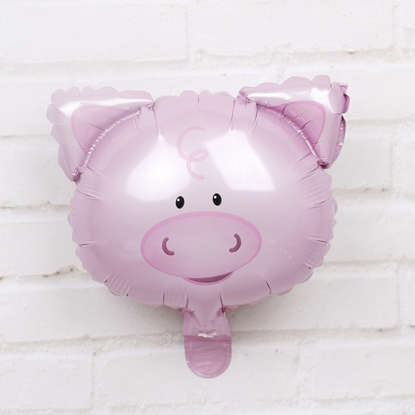 Kids Birthday Party Large 18inch Animal Head Foil Balloons