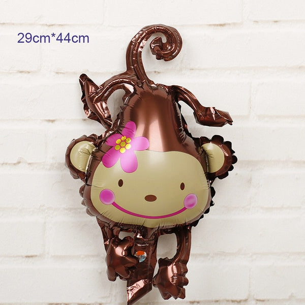 Kids Birthday Party Large 18inch Animal Head Foil Balloons