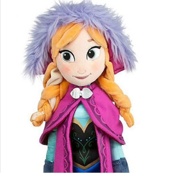 Frozen Inspired Anna Elsa Dolls Plush Stuffed Toys (Large Size - 19inches)