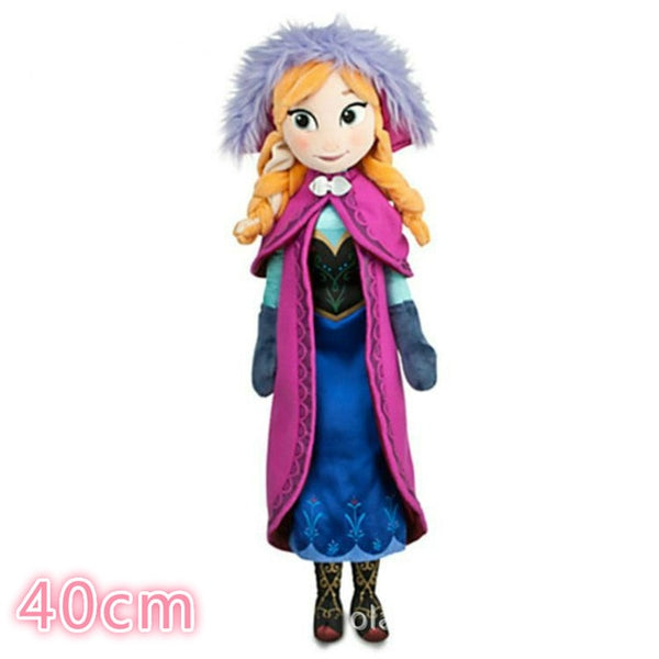 Frozen Inspired Anna Elsa Dolls Plush Stuffed Toys (Large Size - 19inches)