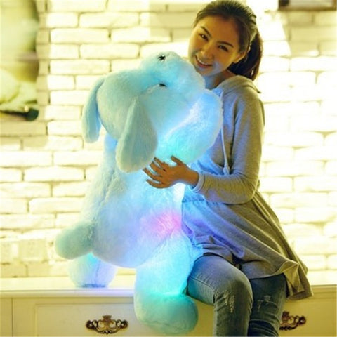 LED glowing dogs plush toy