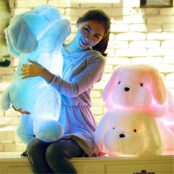 LED glowing dogs plush toy