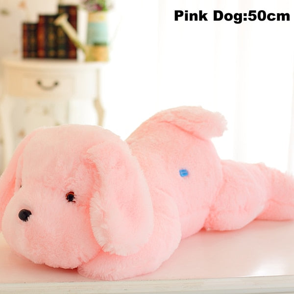 LED glowing dogs plush toy