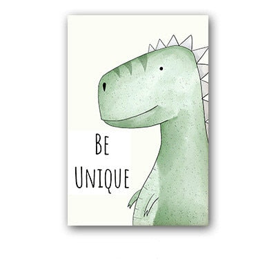 Be Brave Be Strong Stand Tall Children's Room Cute Canvas Painting (Small)