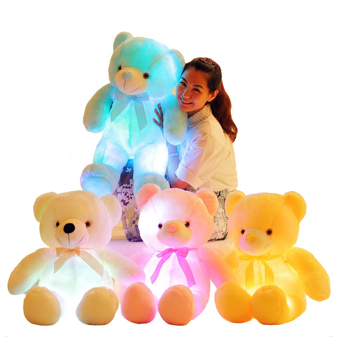 Luminous Light Up LED Colorful Glowing Teddy Bear (Large Size - 30/50/80cm)