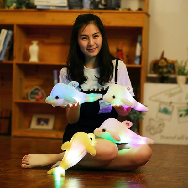 LED Glowing Colorful Stars Plush Toy