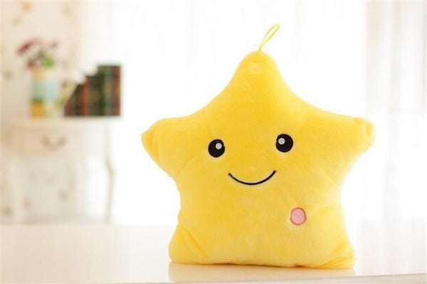 LED Glowing Colorful Stars Plush Toy