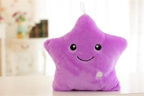 LED Glowing Colorful Stars Plush Toy