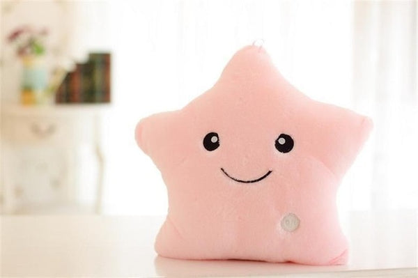 LED Glowing Colorful Stars Plush Toy