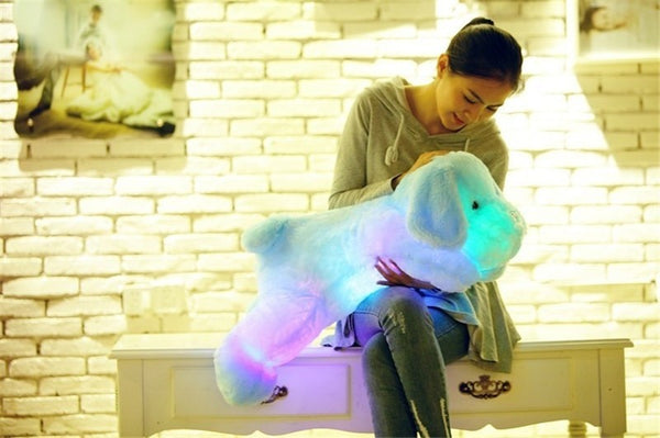 LED glowing dogs plush toy