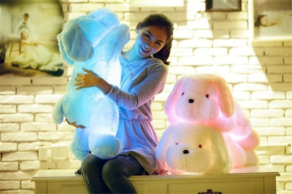 LED glowing dogs plush toy