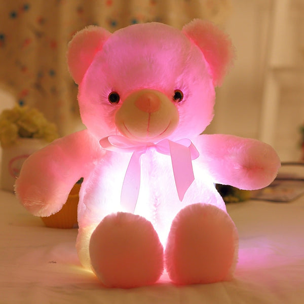 Luminous Light Up LED Colorful Glowing Teddy Bear (Large Size - 30/50/80cm)