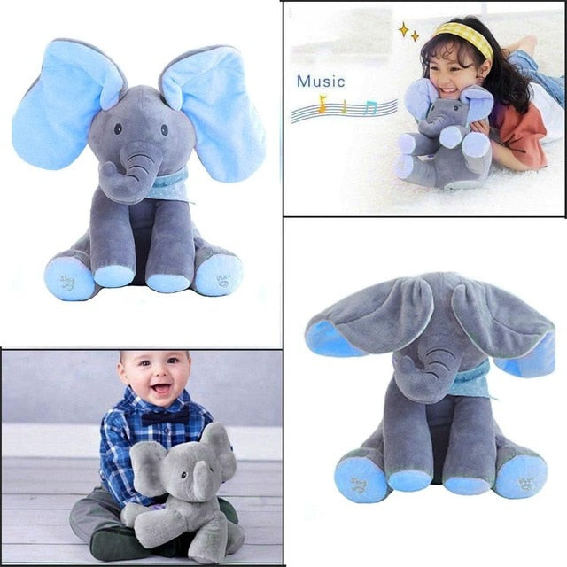 Elephant Peekaboo Plush Toy