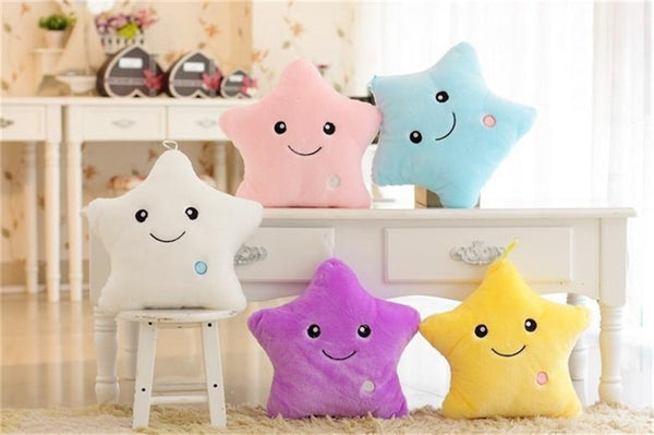 LED Glowing Colorful Stars Plush Toy