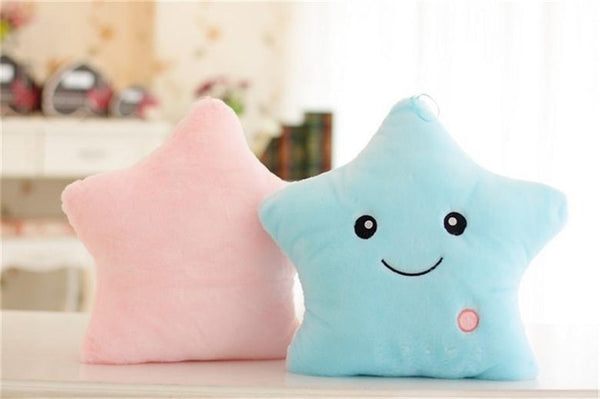 LED Glowing Colorful Stars Plush Toy