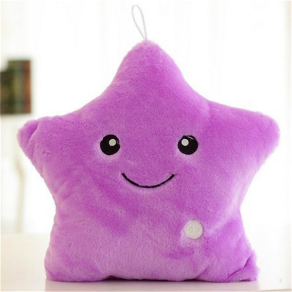 LED Glowing Colorful Stars Plush Toy