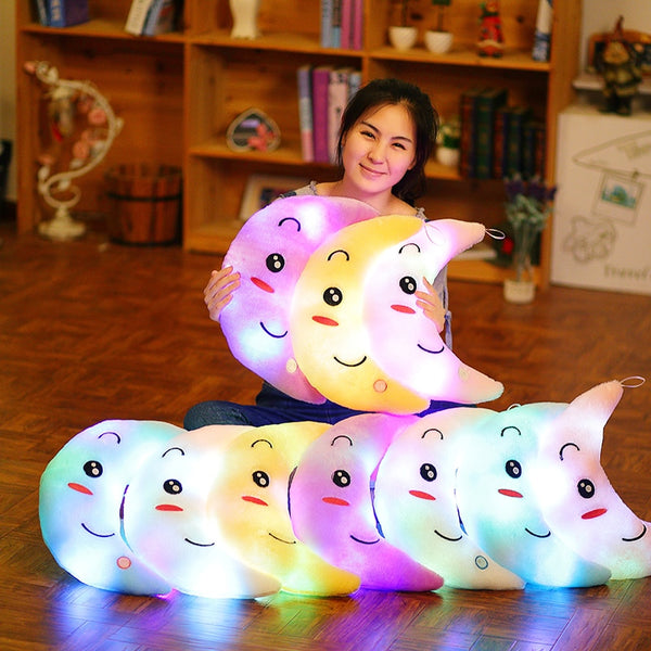 LED Glowing Colorful Stars Plush Toy