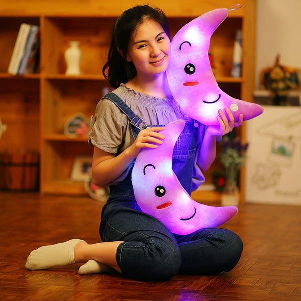 LED Glowing Colorful Stars Plush Toy