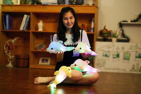 LED Glowing Colorful Stars Plush Toy