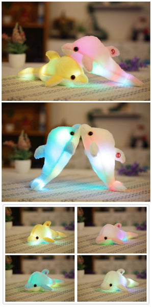 LED Glowing Colorful Stars Plush Toy