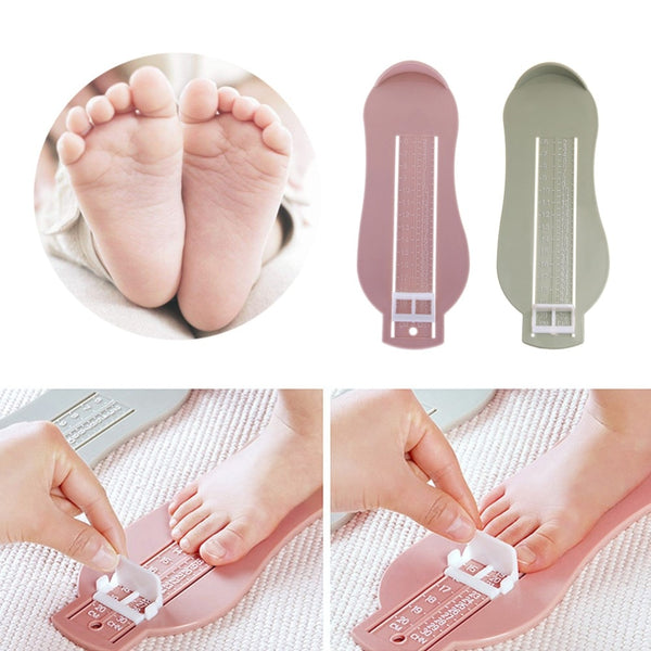 Measuring on sale baby feet