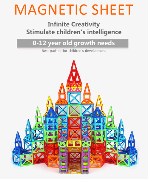 Large Magnetic Building Construction Set