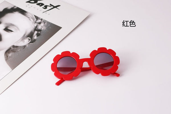 Flower shaped UV Sunglasses