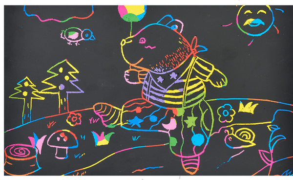 Educational Colorful Scratch Painting