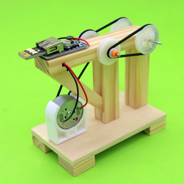 Hand Crank DIY Generator Science Toy for Children